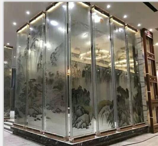 山水畫(huà)隔斷
